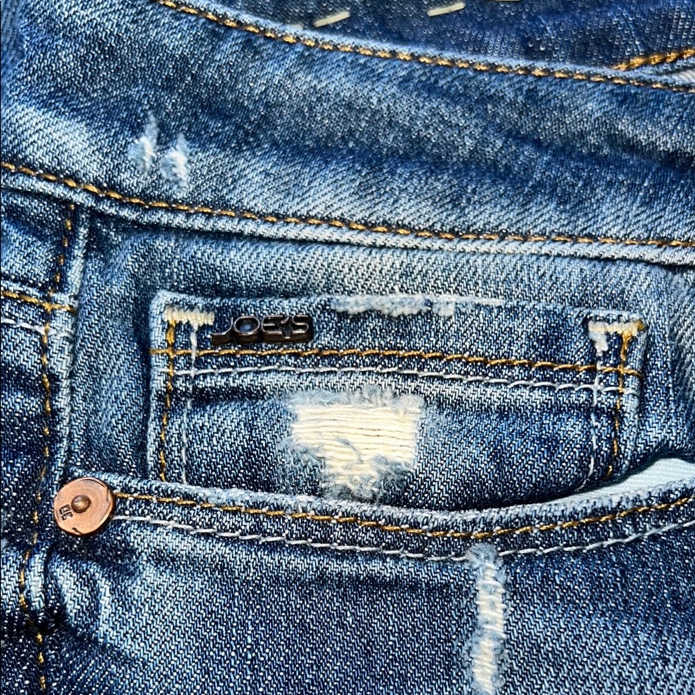 NWT Joe’s Jeans The Honey Curvy Booty Fit Shae Distressed Flare Denim Blue 29X34 - Picture 7 of 16